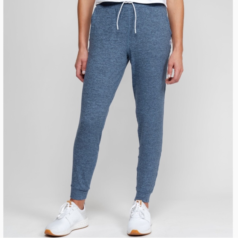Rhoback Women's Tempo Performance Light Heather Blue Joggers Size XS